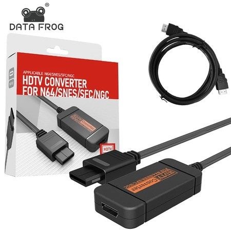 DATA FROG 720P Switch Converter To HDTV Video Cable Convenient Splitter For N64 Carousel 7