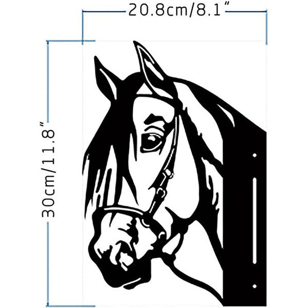 Farm Peeping Animals Peeping Horse Metal Art Sculpture Carousel 2