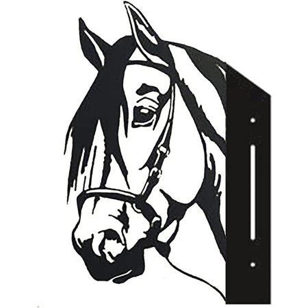 Farm Peeping Animals Peeping Horse Metal Art Sculpture Carousel 5