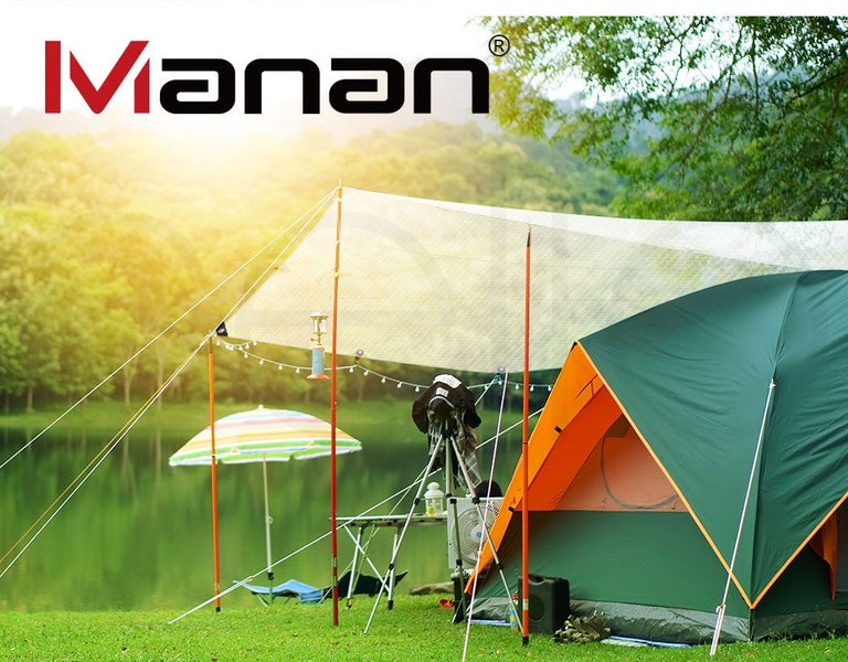Manan Tarp Tarpaulin 200GSM Camping Heavy Duty Tent Waterproof Cover 6.1mx7.3m Carousel 9