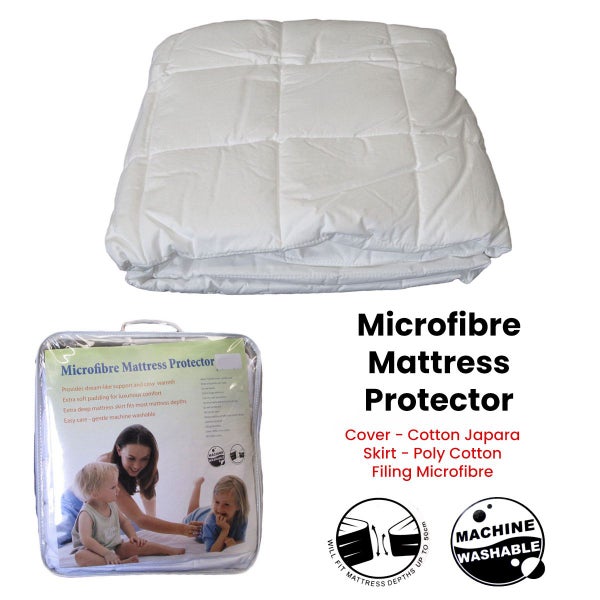 Cotton Japara Cover Microfiber Filling Mattress Protector Carousel 2