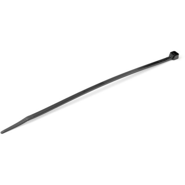 StarTech.com 100 Pack 8" Cable Ties - Black Large Nylon/Plastic Zip Tie - Black Carousel 1