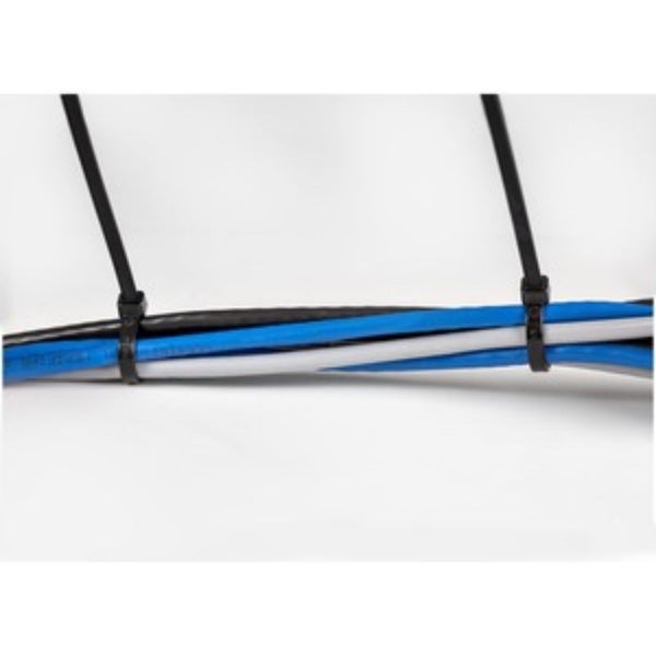 StarTech.com 100 Pack 8" Cable Ties - Black Large Nylon/Plastic Zip Tie - Black Carousel 5