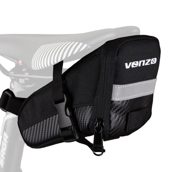 VENZO Bike Bicycle Polyester Seat Saddle Bag L Carousel 1