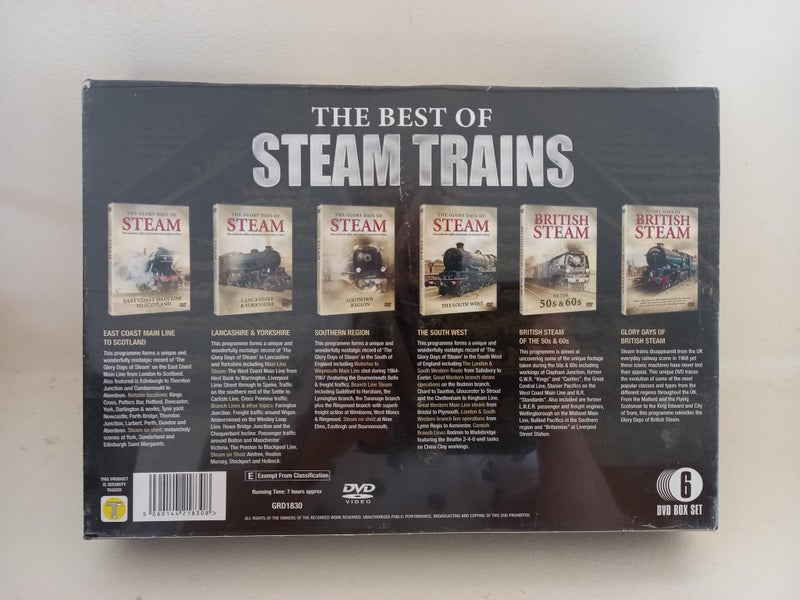 BEST OF STEAM TRAINS – 6 DVD BOXED SET ***NEW*** Carousel 2