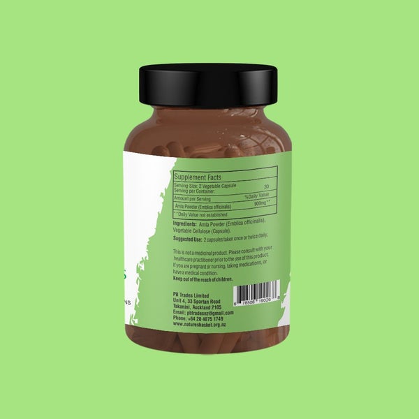 Amla Organic Powder Capsules 900mg Carousel 2