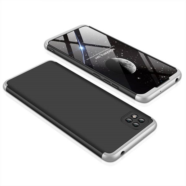 Full Body Hard PC 3-in-1 Case for Xiaomi Poco C3 -BlackSilver Carousel 2