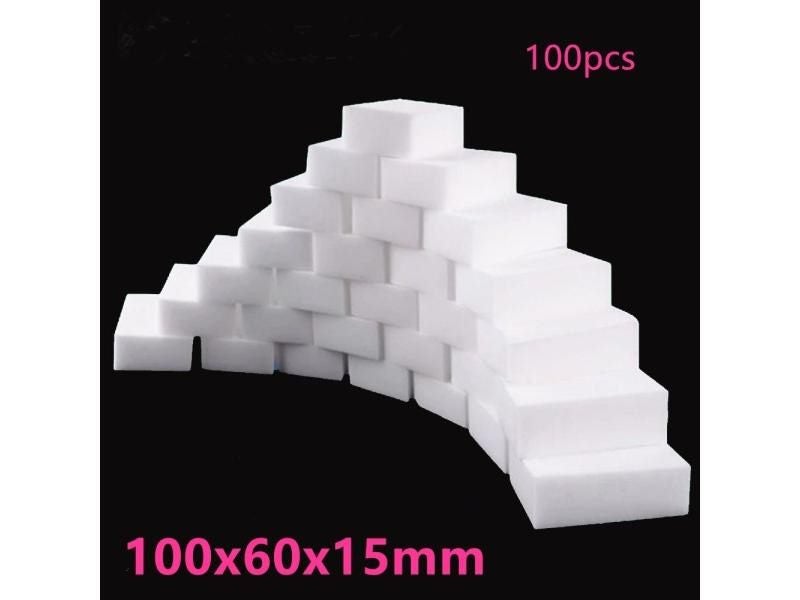 100 Pcs/lot Melamine Sponge Magic Sponge Eraser For Kitchen Office Bathroom Carousel 1
