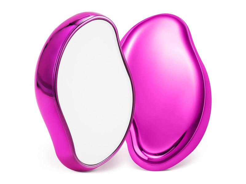 Crystal Hair Eraser, Reusable & Washable Exfoliation Hair Removal Tool, Pink Carousel 2