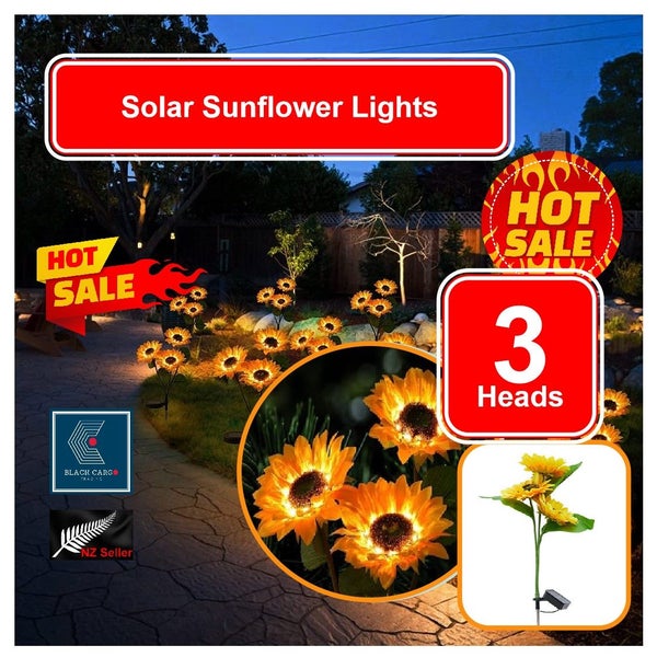 NEW new Sunflower Solar Lights Outdoor Lights *Clearance* Carousel 1