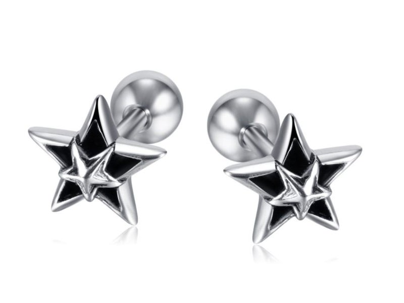 Fashion Star Design Studs Stainless Steel Carousel 1