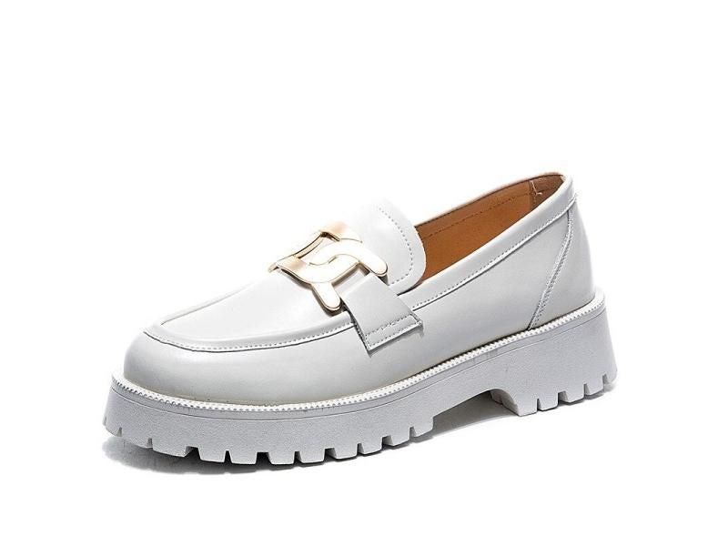 Luxury Designer Shoes Women's Loafers Pumps Elegant Medium Heel Women's Shoes Carousel 1