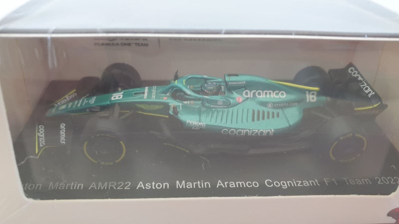 ASTON MARTIN AMR22 F1 CAR 2022 #18 LANCE STROLL 1:64 SCALE SPARK LAST ONE Carousel 2