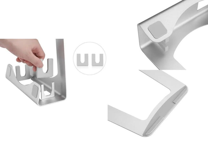 Kogan 2-in1 Aluminium Vertical Laptop Stand and Riser Carousel 8
