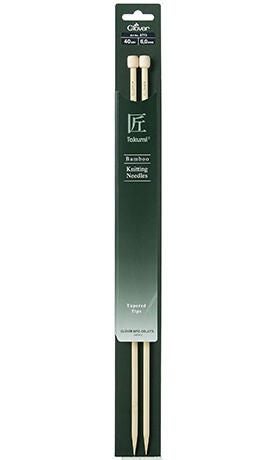Clover Single Pointed Knitting Needles - 40cm Size 6.00mm Carousel 1