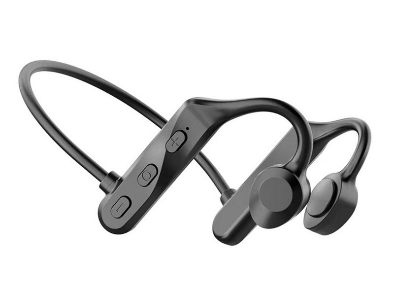 1 X Bluetooth 5.0 Air Conduction Headphones Wireless Sport Earphone Black Carousel 1