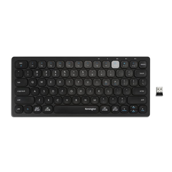 KENSINGTON® MUTLI DEVICE DUAL WIRELESS KEYBOARD BLACK Carousel 1