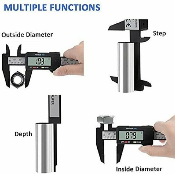 Vernier Caliper Digital 6" 150mm Carousel 5