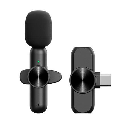 Wireless Lavalier Lapel Microphone For IPhones Android Smartphone Recording Mic Carousel 1