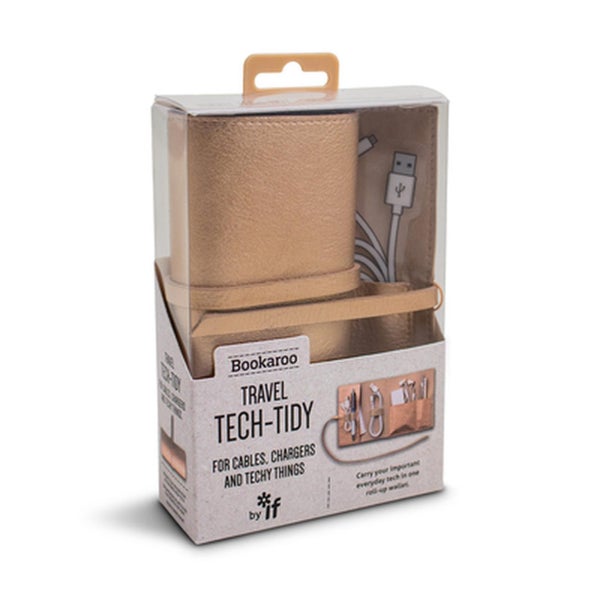 Bookaroo Travel Tech-tidy - Metallic Copper by Carousel 1