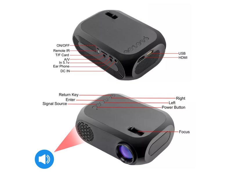 Portable Projector HDMI (Over Stocked) Carousel 2