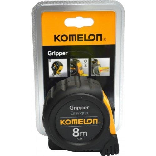 Tape Measure Komelon 8m Rubber Case Metric Carousel 1