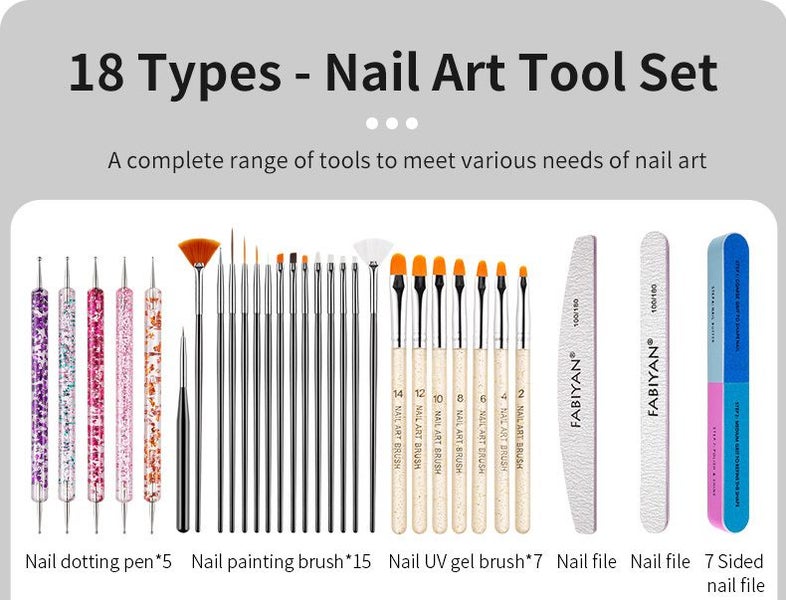 New Nail Art Brushes Set Nail Art Tool Set Sale Sale Carousel 7