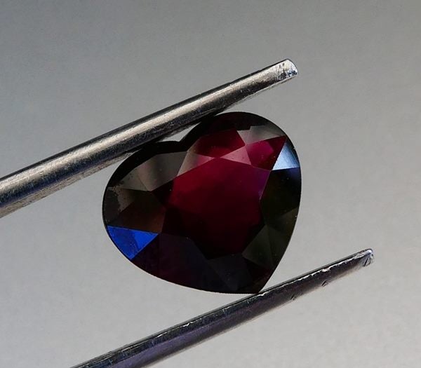 6.00CT EXCELLENT HUGE HEART RASPBERRY PINK 100% NATURAL RHODOLITE Carousel 2