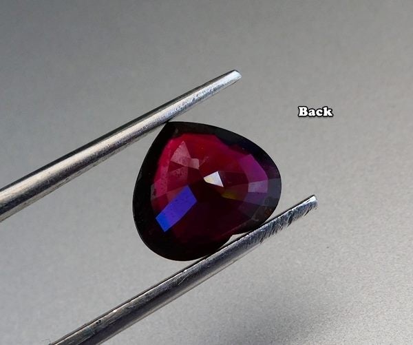 6.00CT EXCELLENT HUGE HEART RASPBERRY PINK 100% NATURAL RHODOLITE Carousel 4