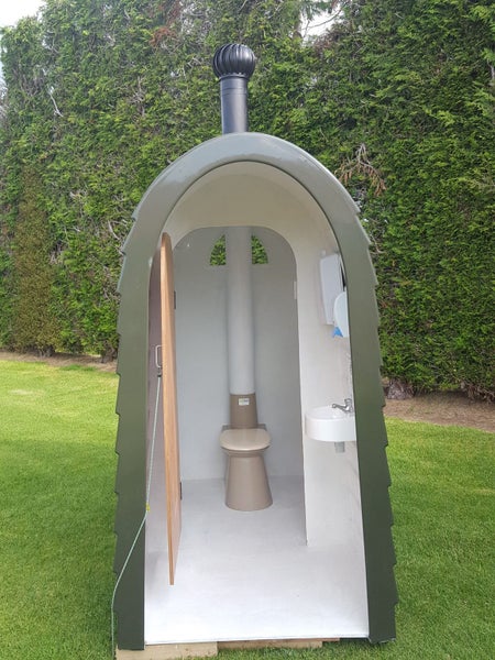 Bio Loo Fibre Glass Shed for Composting Toilet Carousel 1