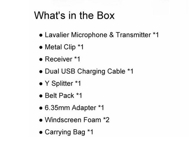 Kimafun KM-G130-1 2.4GHz Wireless Lavalier/Lapel Microphone (P-01) Carousel 7