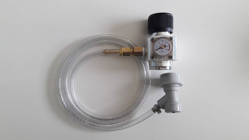 Remote Gas Line for mini reg - 75cm line + ball lock disconnect options Carousel 1