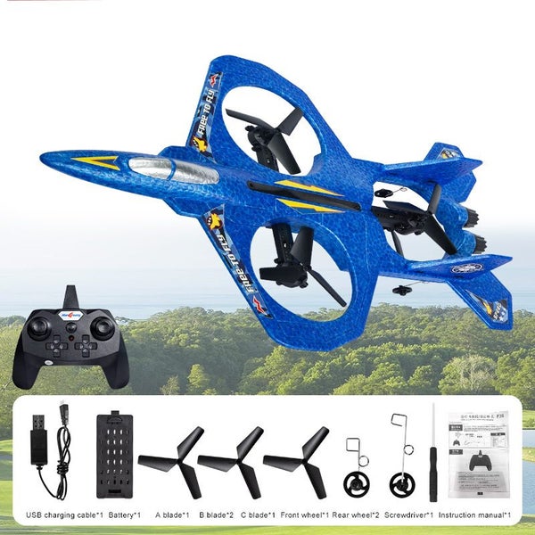 New Flying Stunt Drone Toy Foam Glider Plane RC Remote Control Airplane for Kids Carousel 1