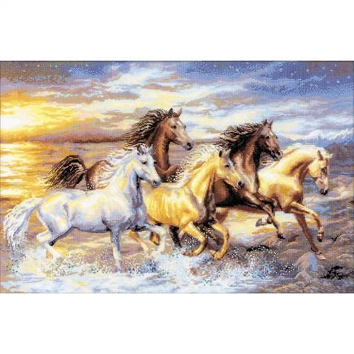 Riolis In the Sunset - Cross Stitch Kit Premium Carousel 1