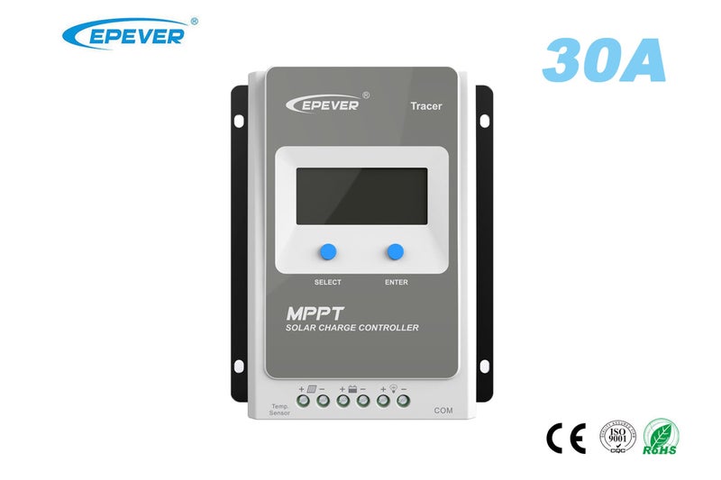 EPEVER TRACER 3210AN MPPT Solar Charge Controller 30A Carousel 1
