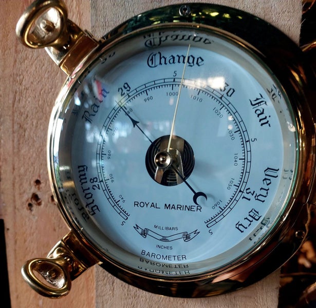 Royal Mariner Brass Porthole Barometer Carousel 5