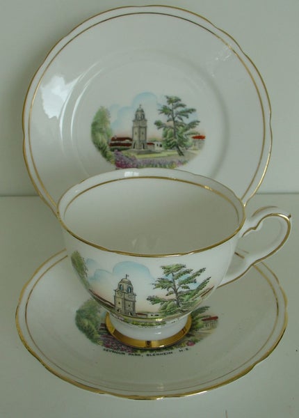 Vintage Seymor Park Blenheim NZ Touristware Trio Carousel 1