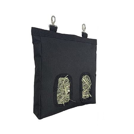 Rabbit hay Feeder Bag,Feeder Storage Bag 25 x 3 x 28cm (Black) Carousel 2