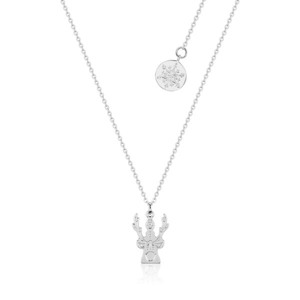 Disney Couture Kingdom Junior - Frozen 2 - Olaf and Sven Necklace White Gold Carousel 1