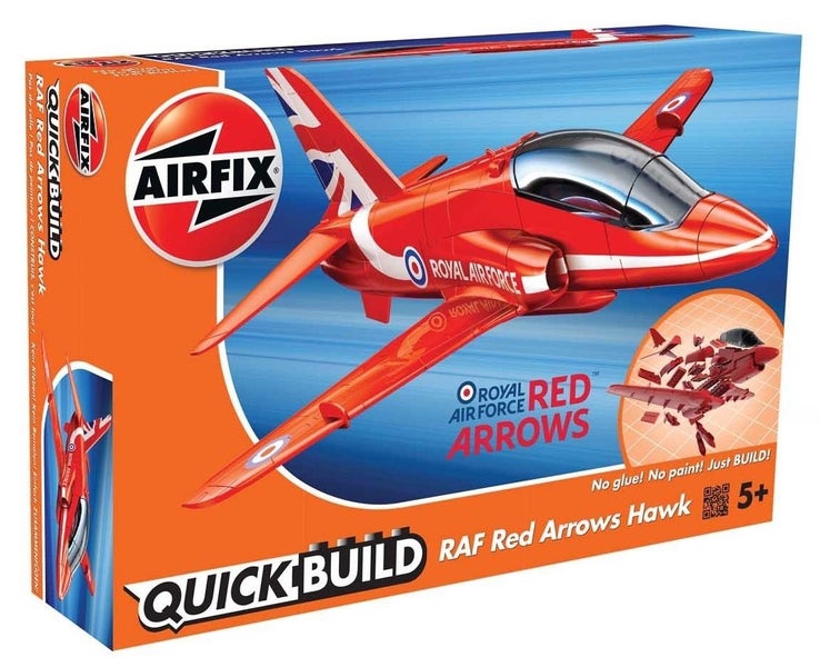 Airfix: Quickbuild RAF Red Arrows Hawk - Model Kit Carousel 1