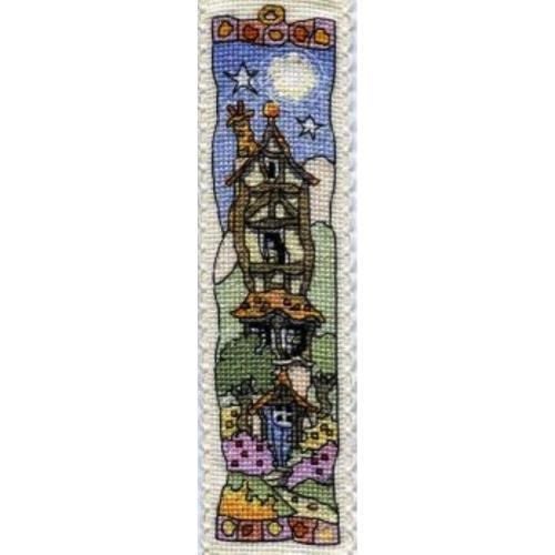 Michael Powell Bookmark Cross Stitch Kit: Tall Timber House Carousel 1