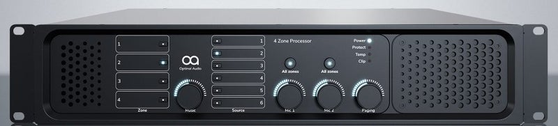 ZONE4 :: Optimal Audio 4 zone audio controller with DSP and WebApp Carousel 1