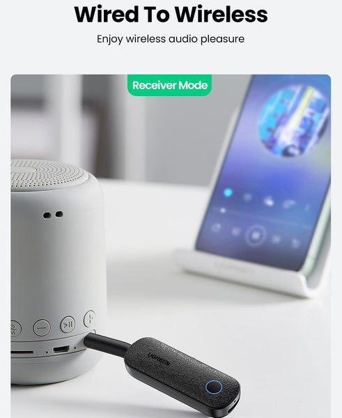 UGREEN Bluetooth 5.0 Wireless Transmitter & Receiver Hands-Free Kit Carousel 6