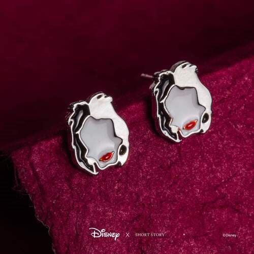 Disney x Short Story Earrings Cruella De Vil Face - Epoxy Carousel 2