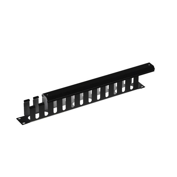 Dynamix 19' 1RU Finger Cable Management Bar - Black (PP-CMC01) Carousel 1