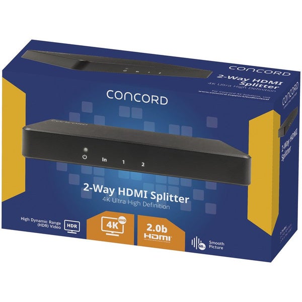Concord 2-Way 4K HDMI Splitter Carousel 1