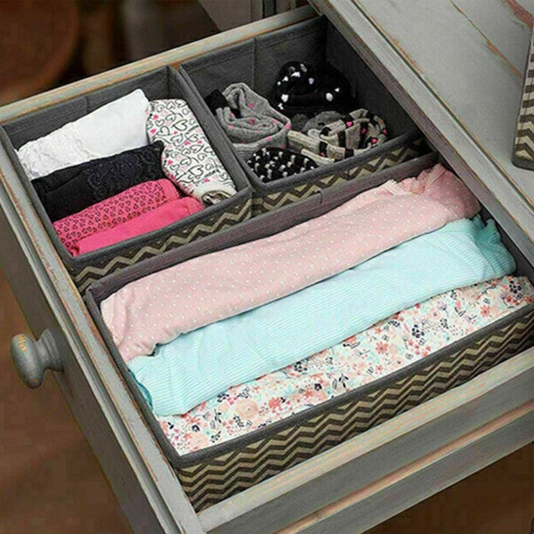 6pcs/Set Storage Bag Set Drawer Divider Wardrobes Solution - NEW Carousel 5