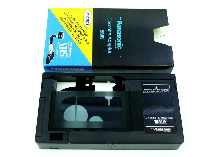 VHS to VHS-C VHSC VHS C Tape Converter Adaptor Play Compact Cassette VCR Player Carousel 1