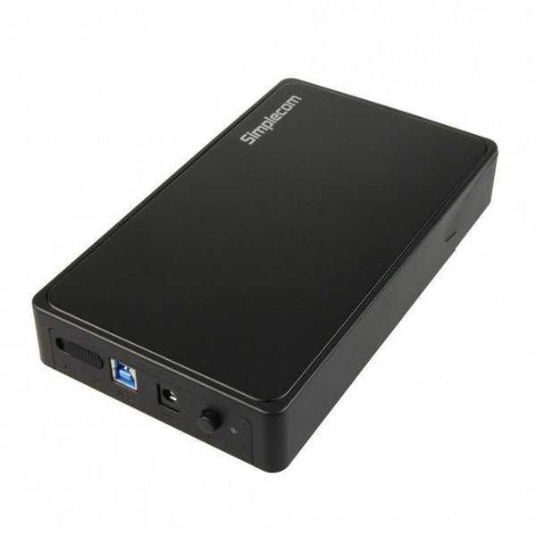 Simplecom SE325 Tool Free 3.5" SATA HDD to USB 3.0 Hard Drive Enclosure - Bla... Carousel 2