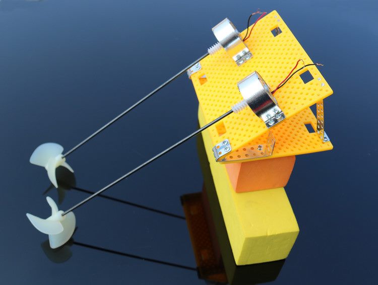 RC boat Dual motor Build Kit ( Remote + ESC + Motors + Board) Carousel 6